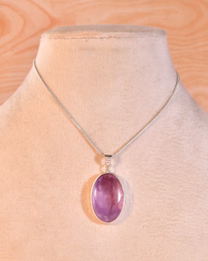 NATURAL AMETHYST  PENDANT anxiety relief