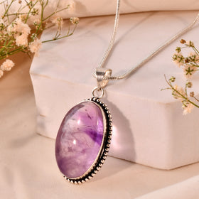 NATURAL AMETHYST  PENDANT anxiety relief