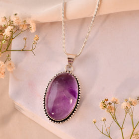 NATURAL AMETHYST  PENDANT anxiety relief