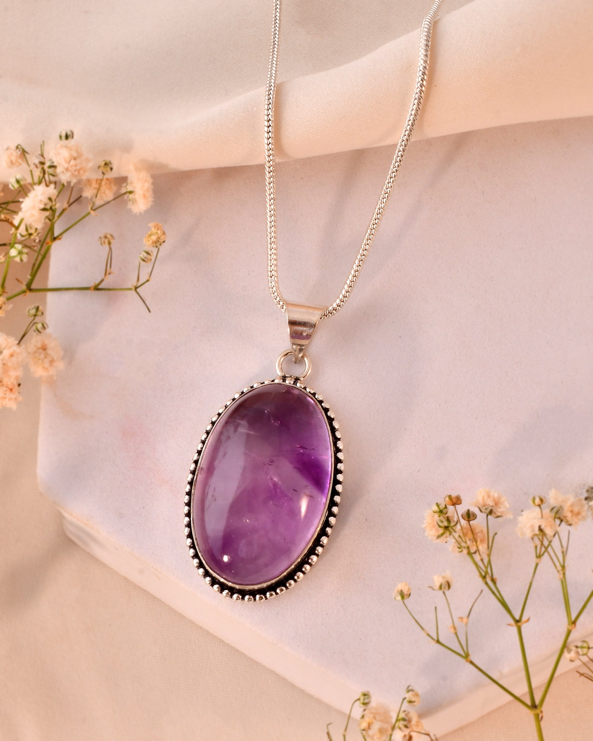 NATURAL AMETHYST  PENDANT