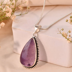 NATURAL AMETHYST  PENDANT anxiety relief