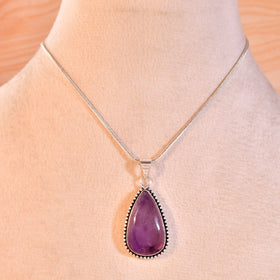 NATURAL AMETHYST  PENDANT anxiety relief