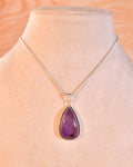 NATURAL AMETHYST  PENDANT anxiety relief