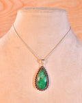 Natural Chrysoprase Pendant