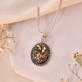 Natural  Pyrite Pendant