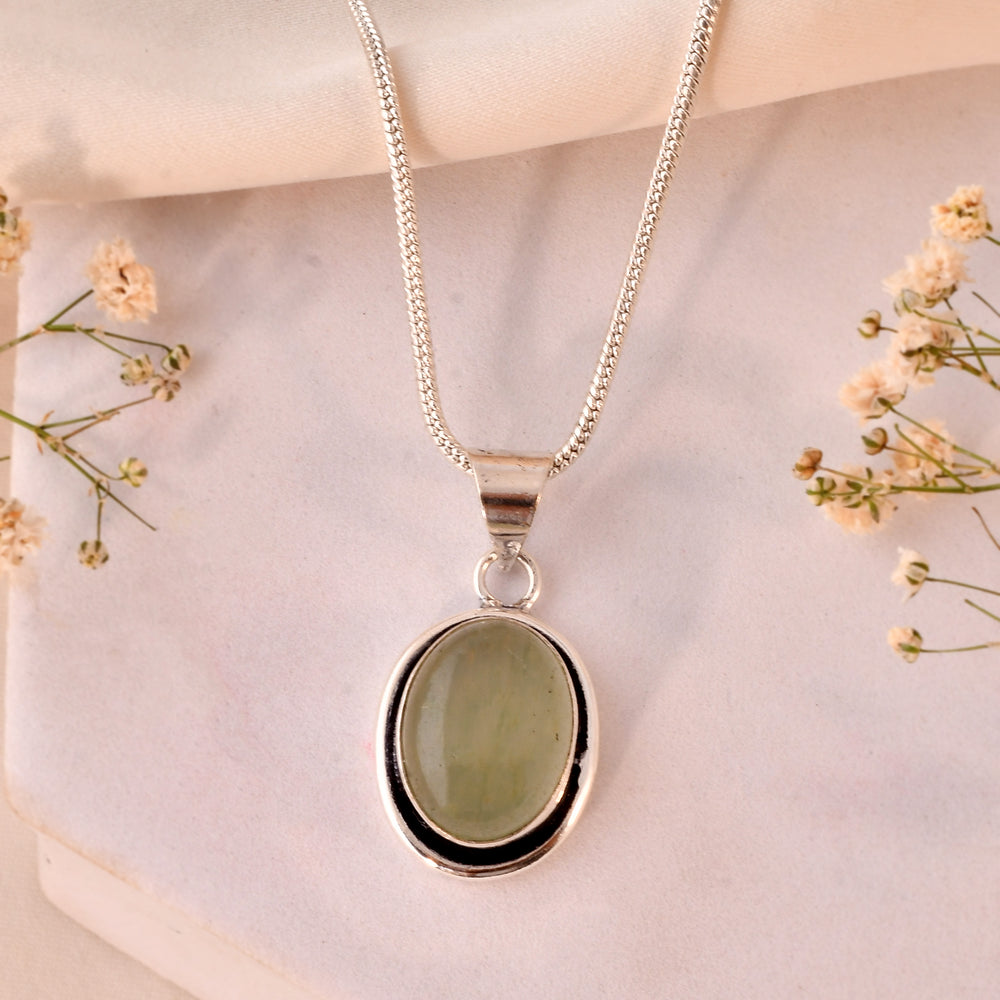 NATURAL GREEN AVENTURINE   PENDANT