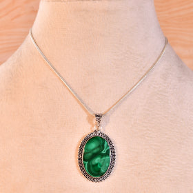 NATURAL MALACHITE  PENDANT