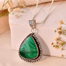 NATURAL MALACHITE PENDANT