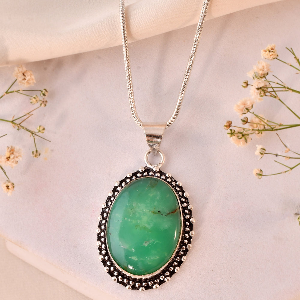 Natural Chrysoprase PENDANT