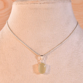 NATURAL GREEN AVENTURINE FACETED  PENDANT