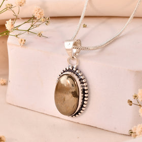 NATURAL POLISHED PYRITE PENDANT
