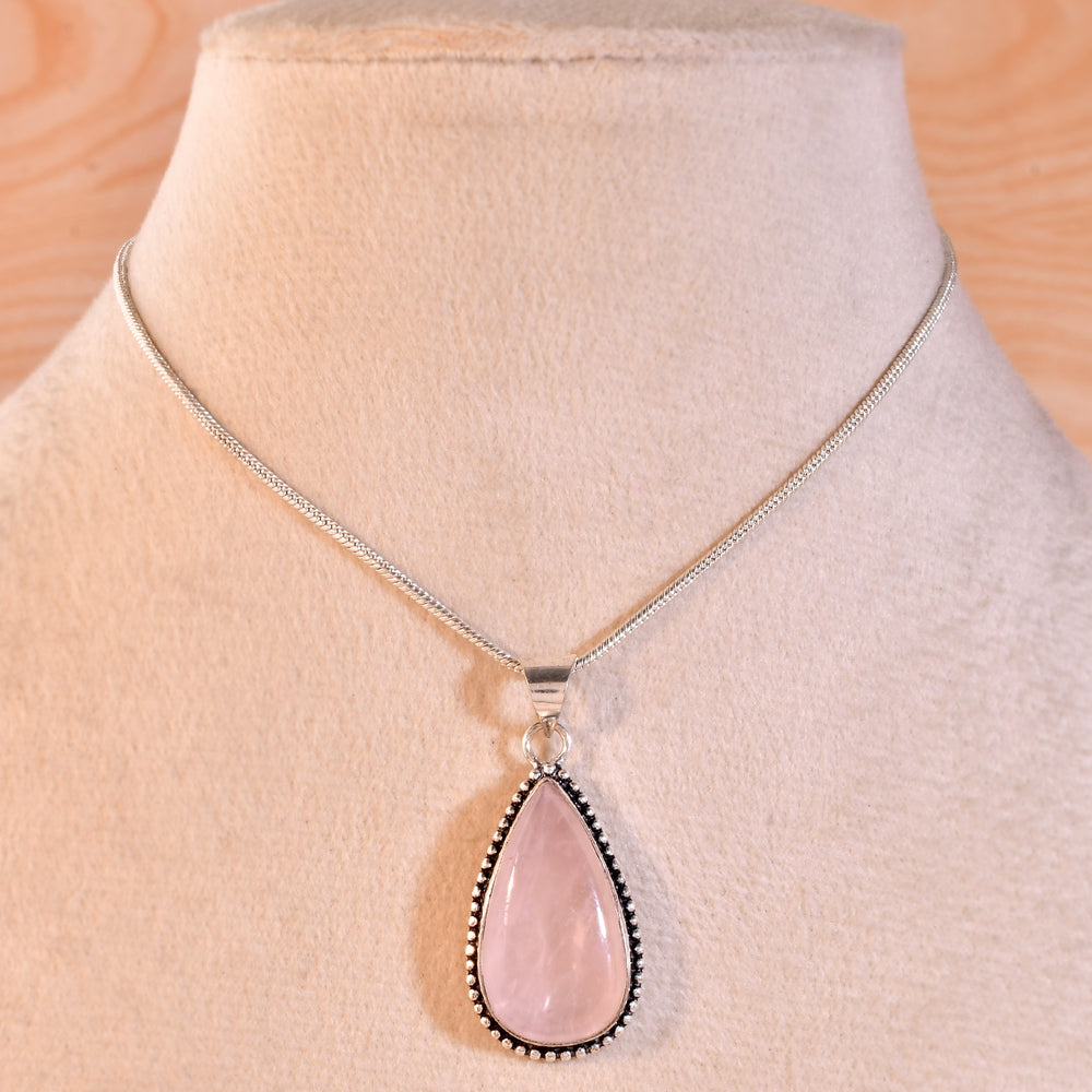 NATURAL ROSE  PENDANT