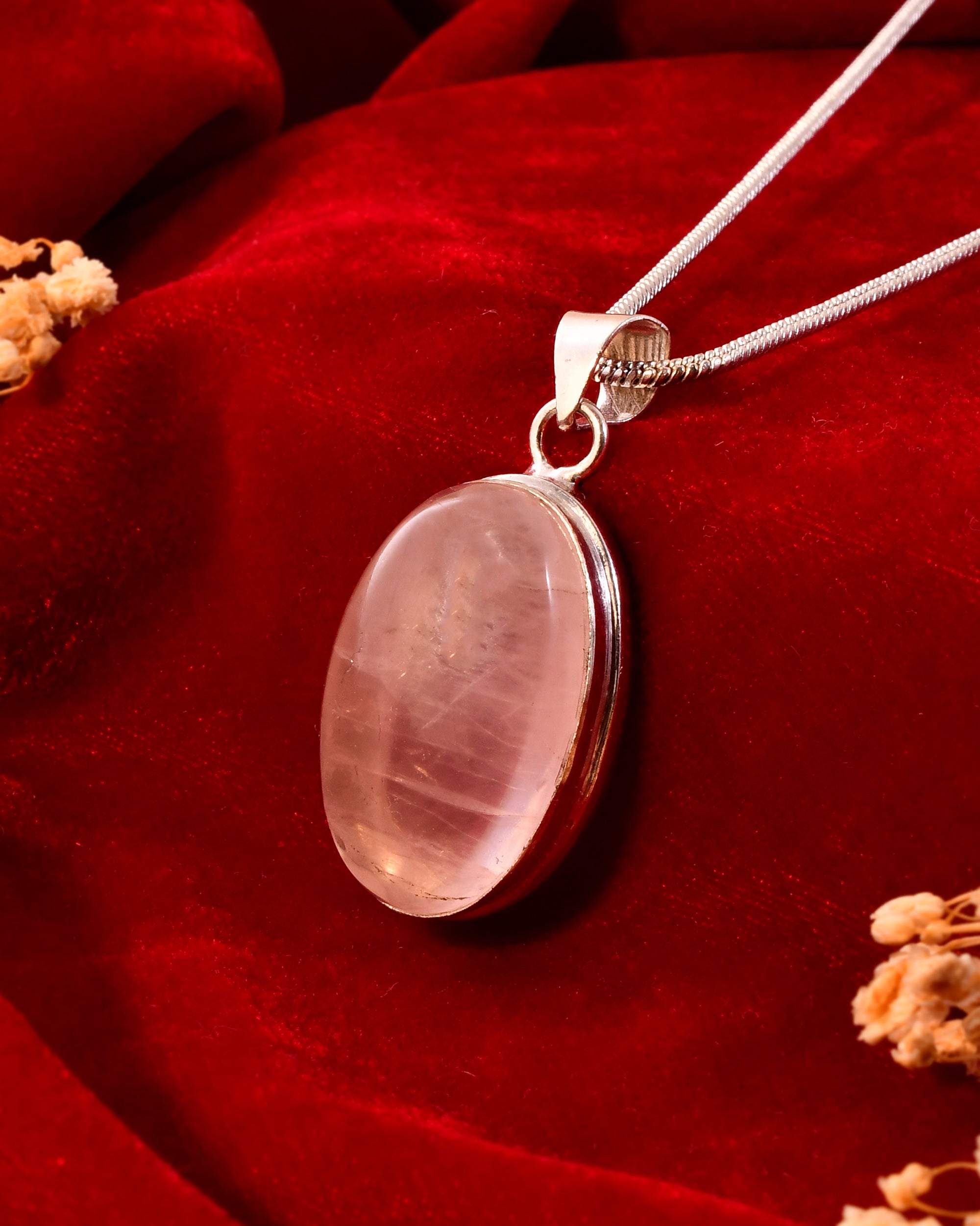 NATURAL ROSE  PENDANT