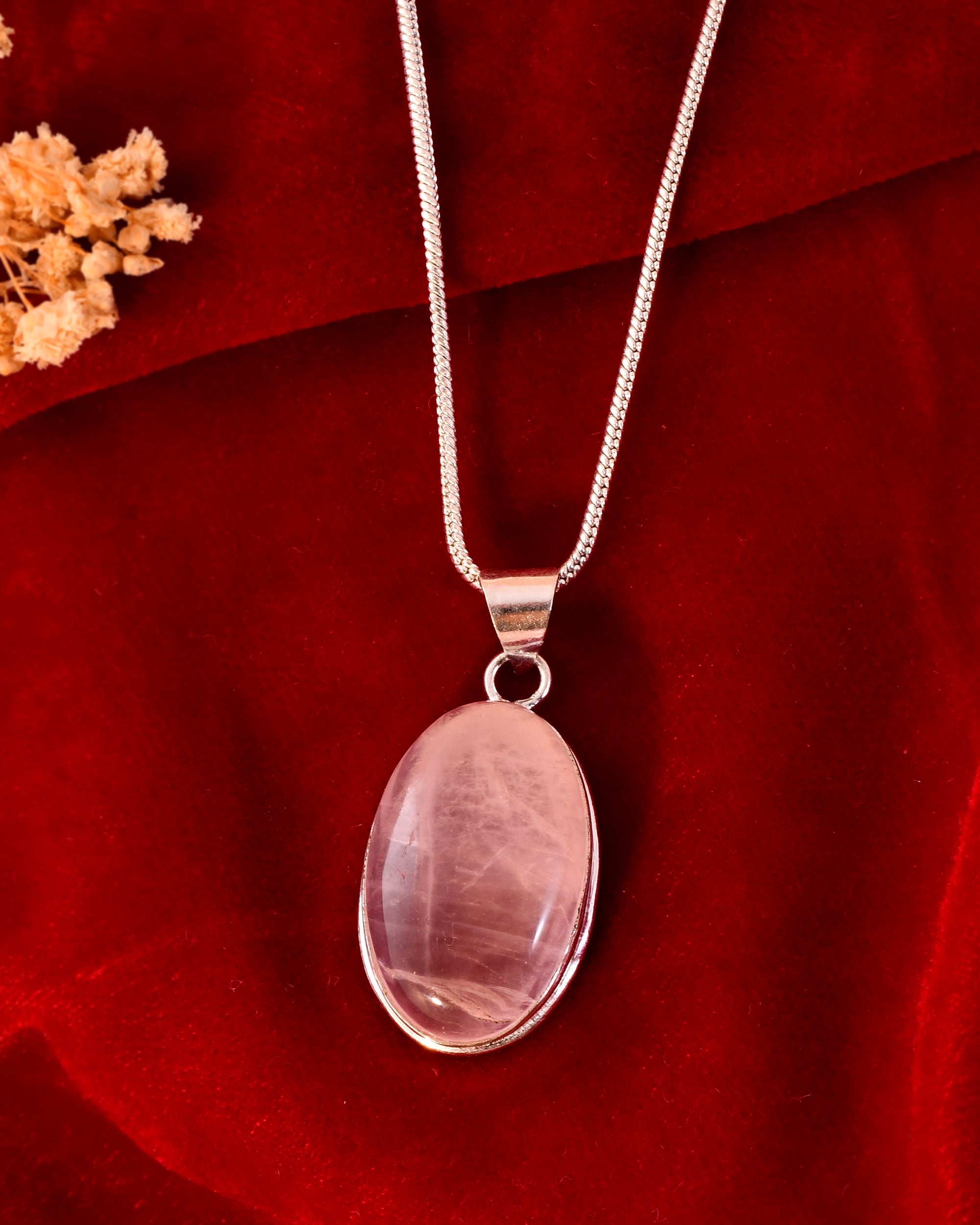 NATURAL ROSE  PENDANT