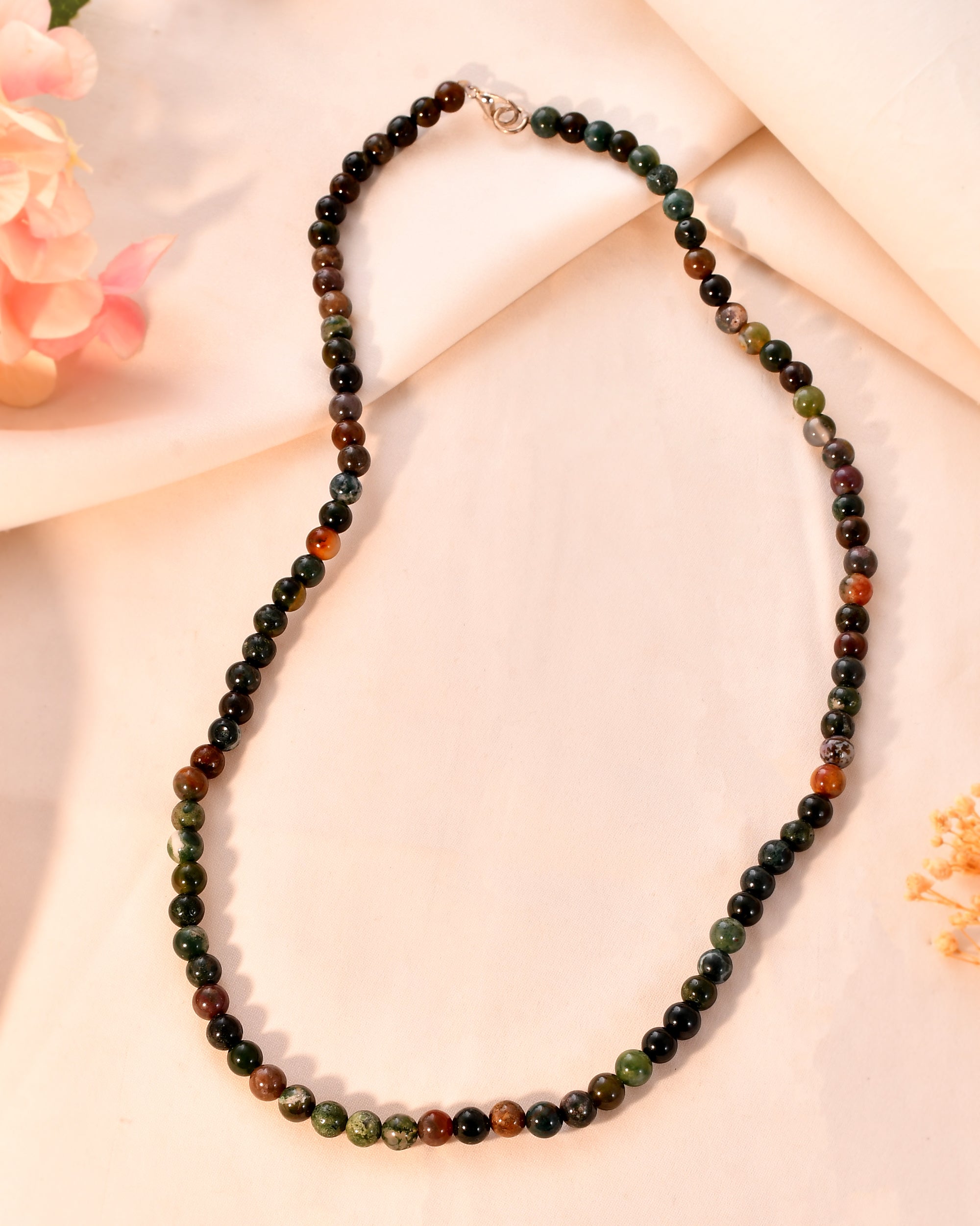 Natural  Bloodstone  Necklace