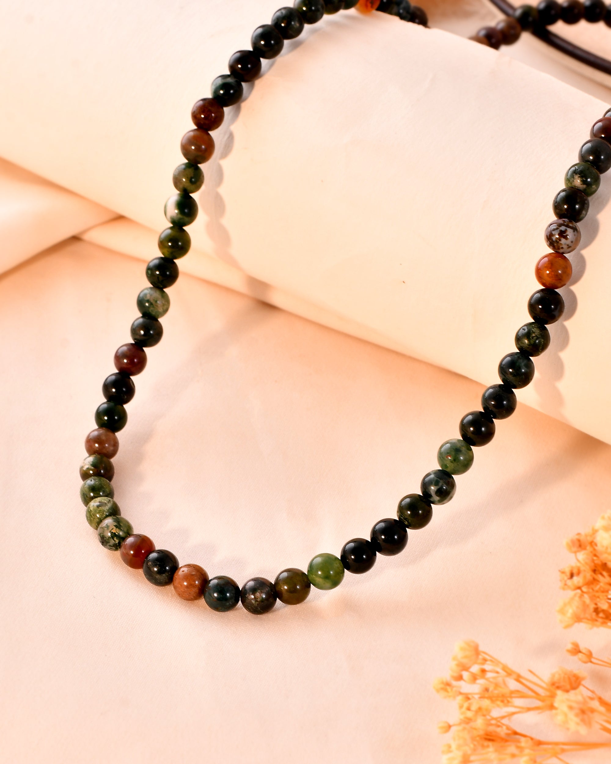 Natural  Bloodstone  Necklace