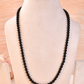 Natural  Black Onyx  Necklace