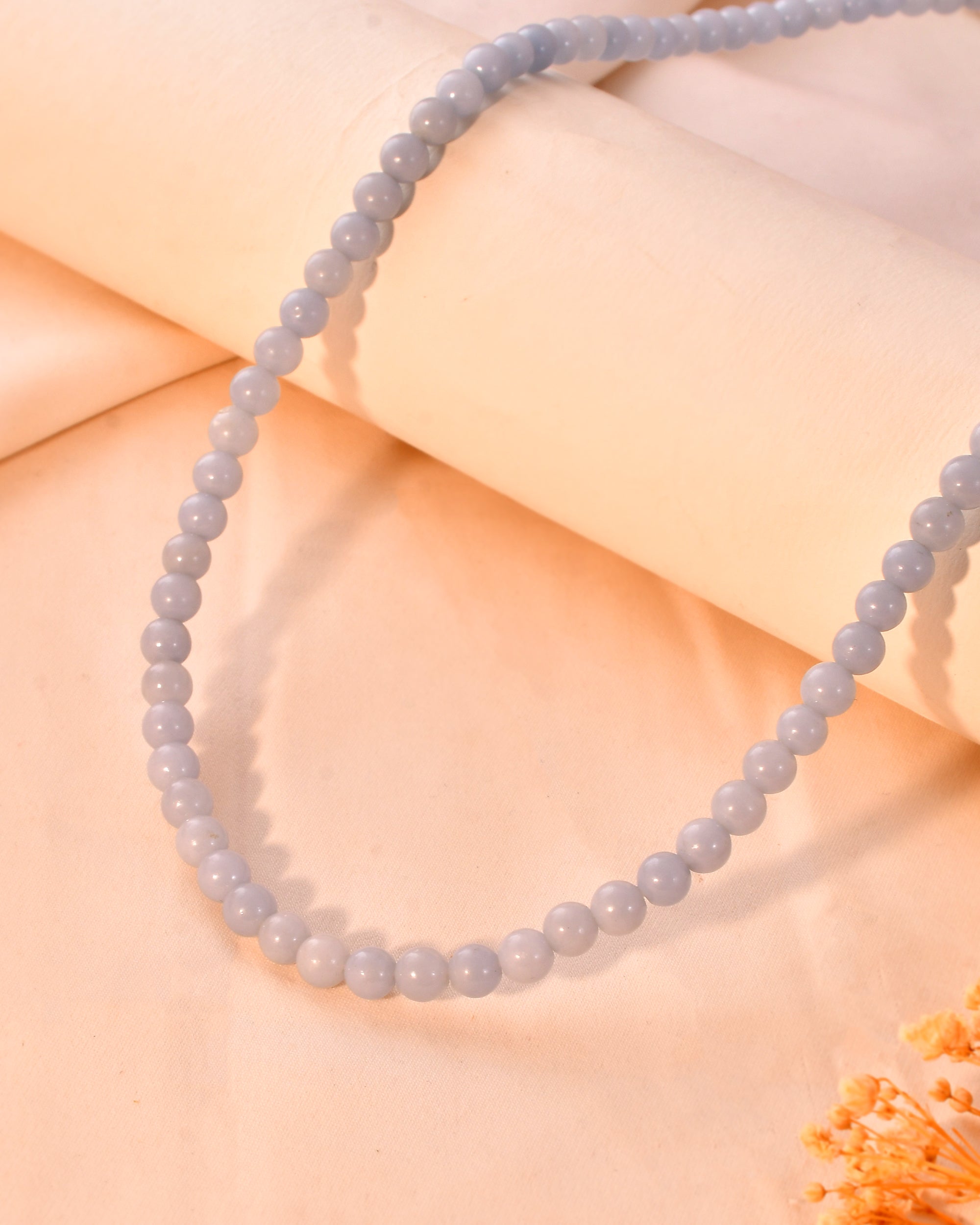 Natural Angelite  Necklace