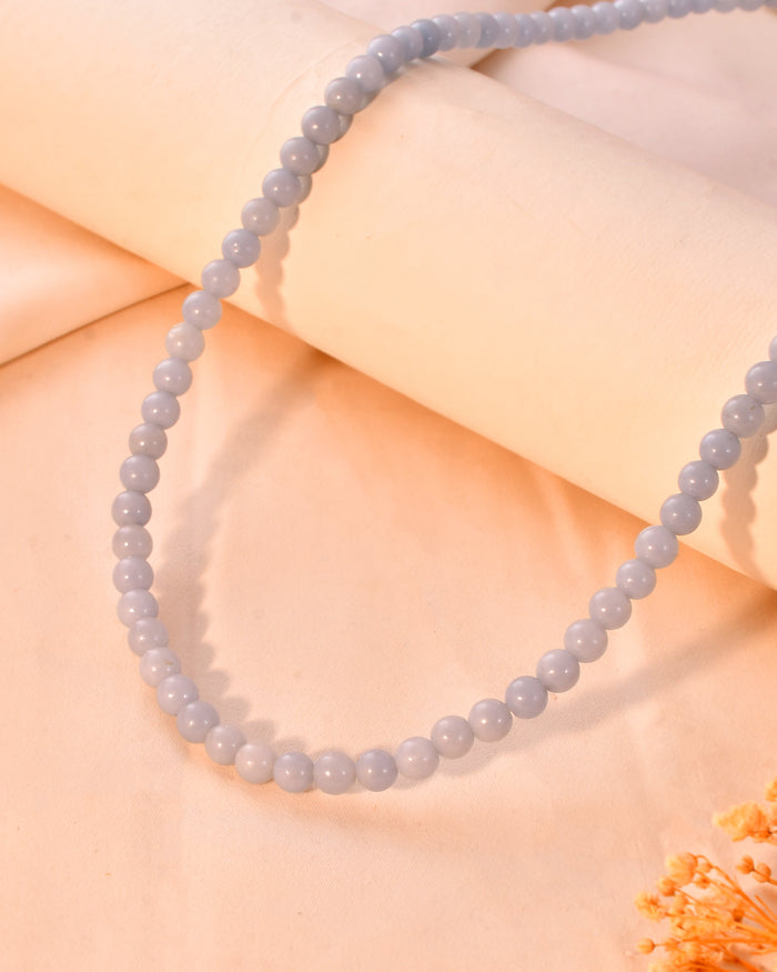 Natural Angelite  Necklace