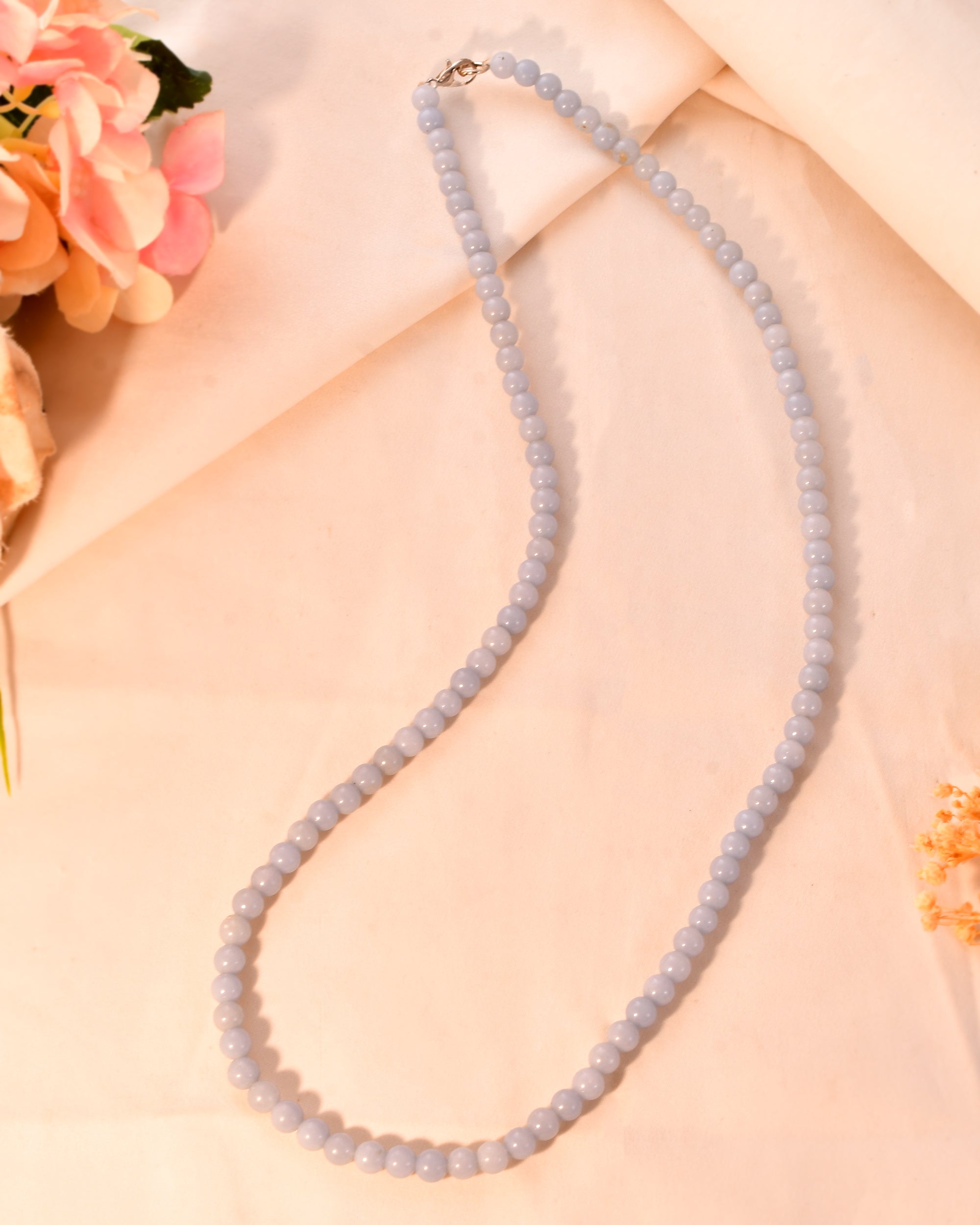 Natural Angelite  Necklace