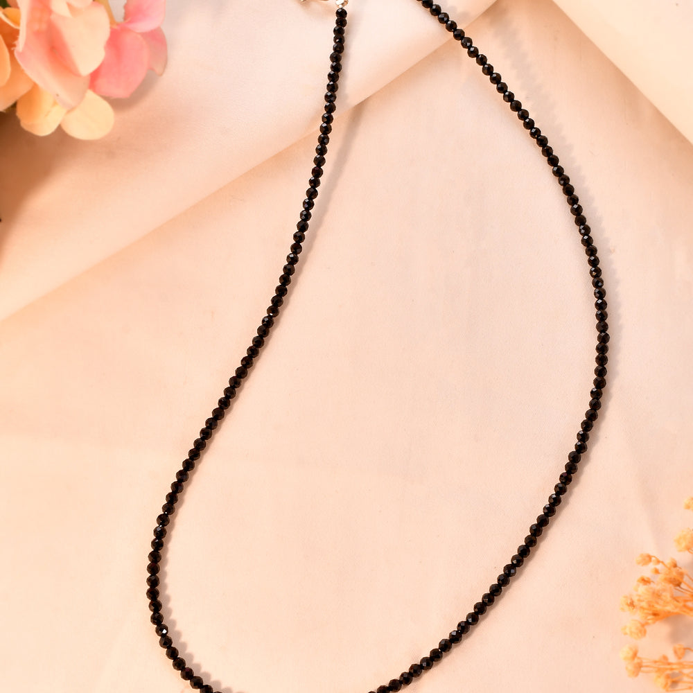 Natural  Black Tourmaline Necklace