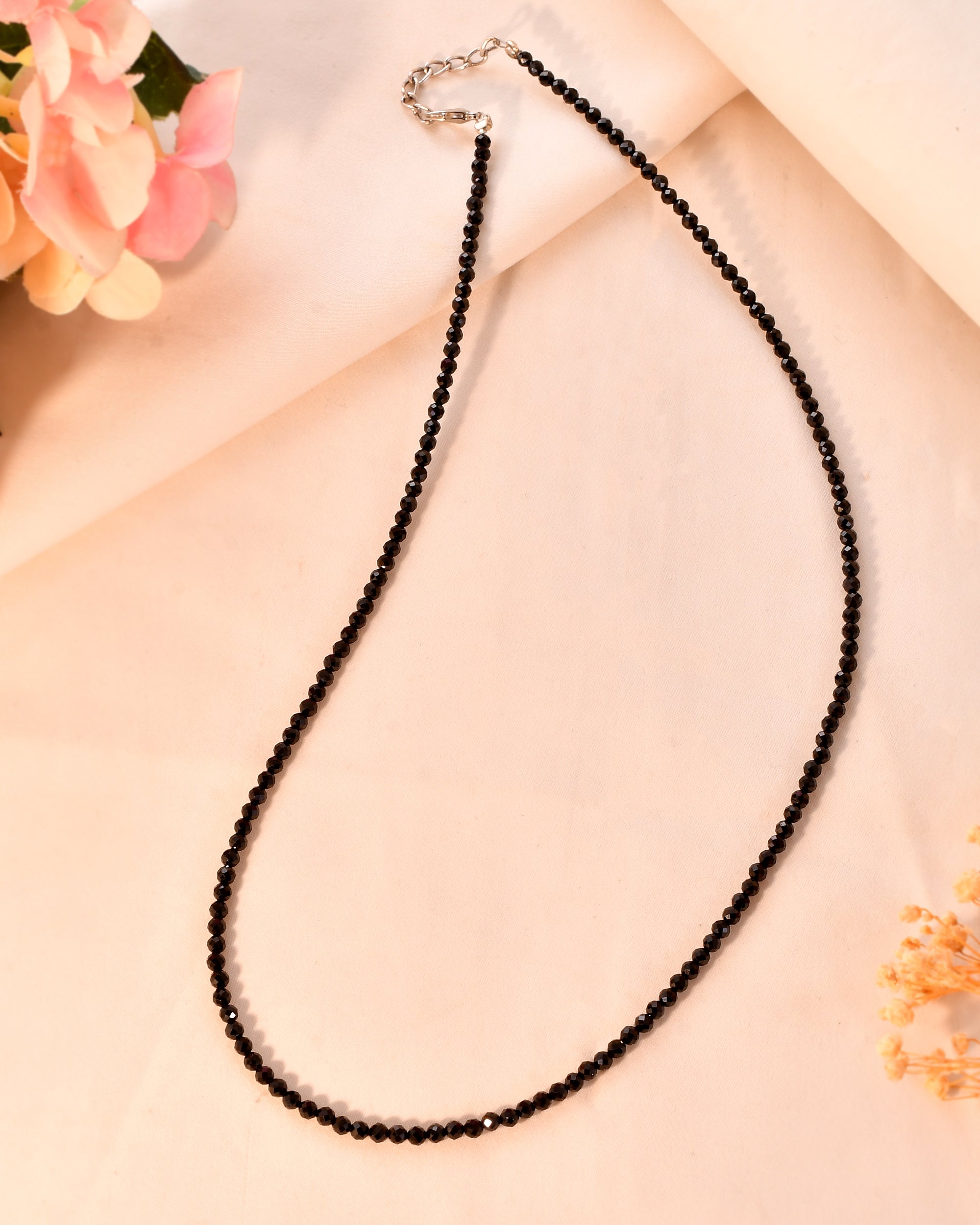 Natural  Black Tourmaline Necklace