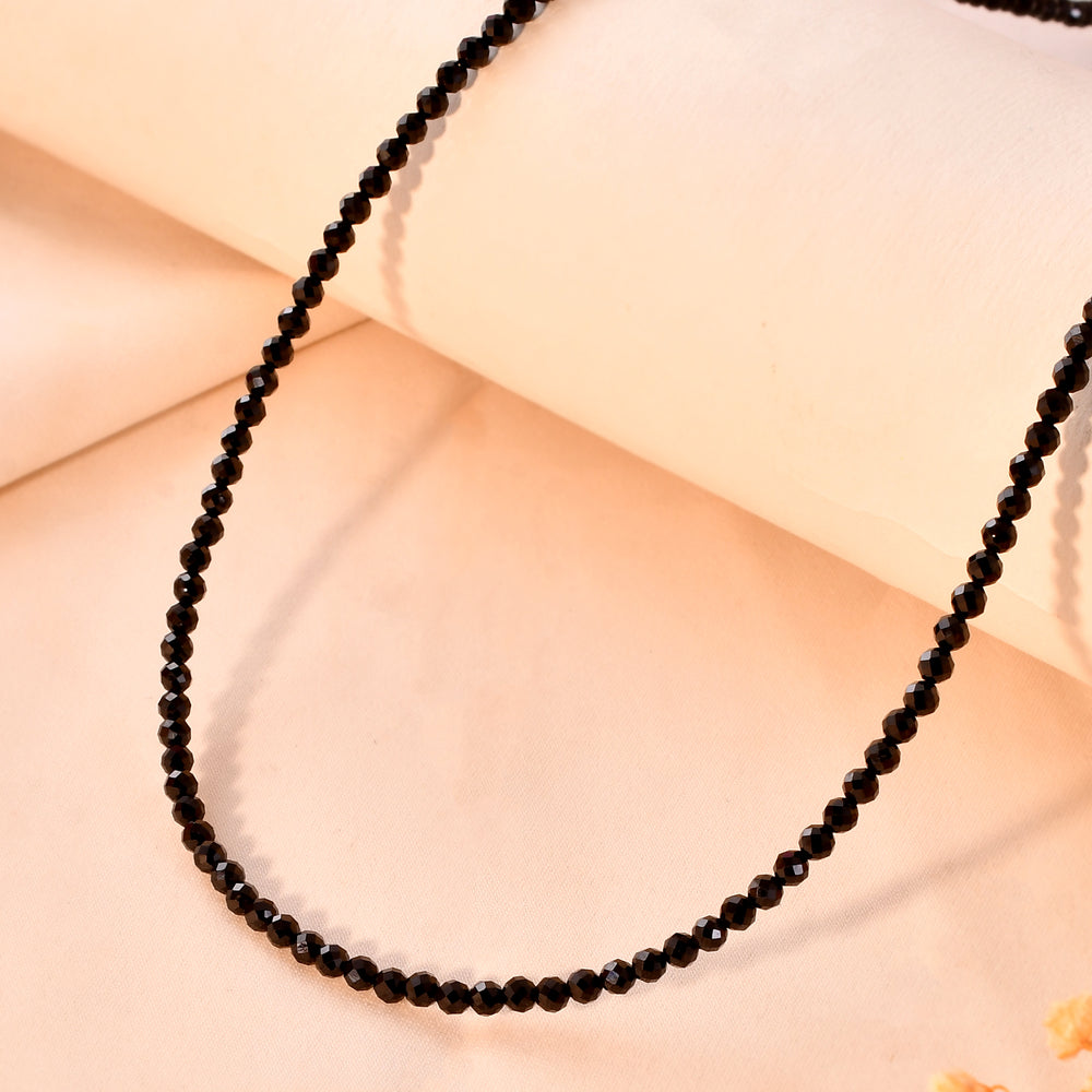 Natural  Black Tourmaline Necklace