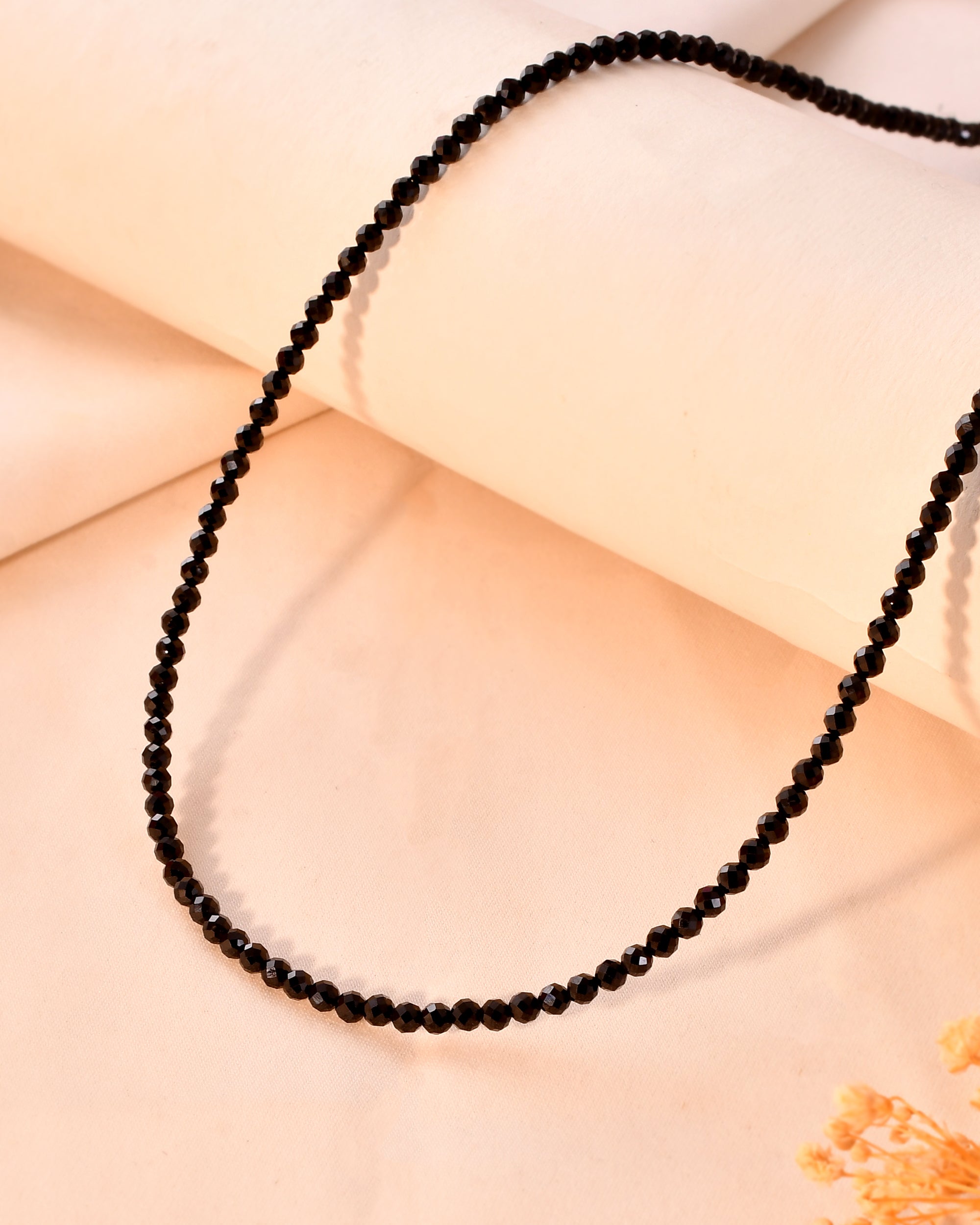 Natural  Black Tourmaline Necklace