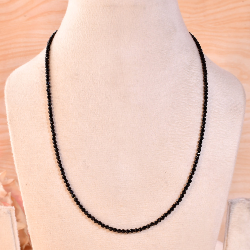 Natural  Black Tourmaline Necklace