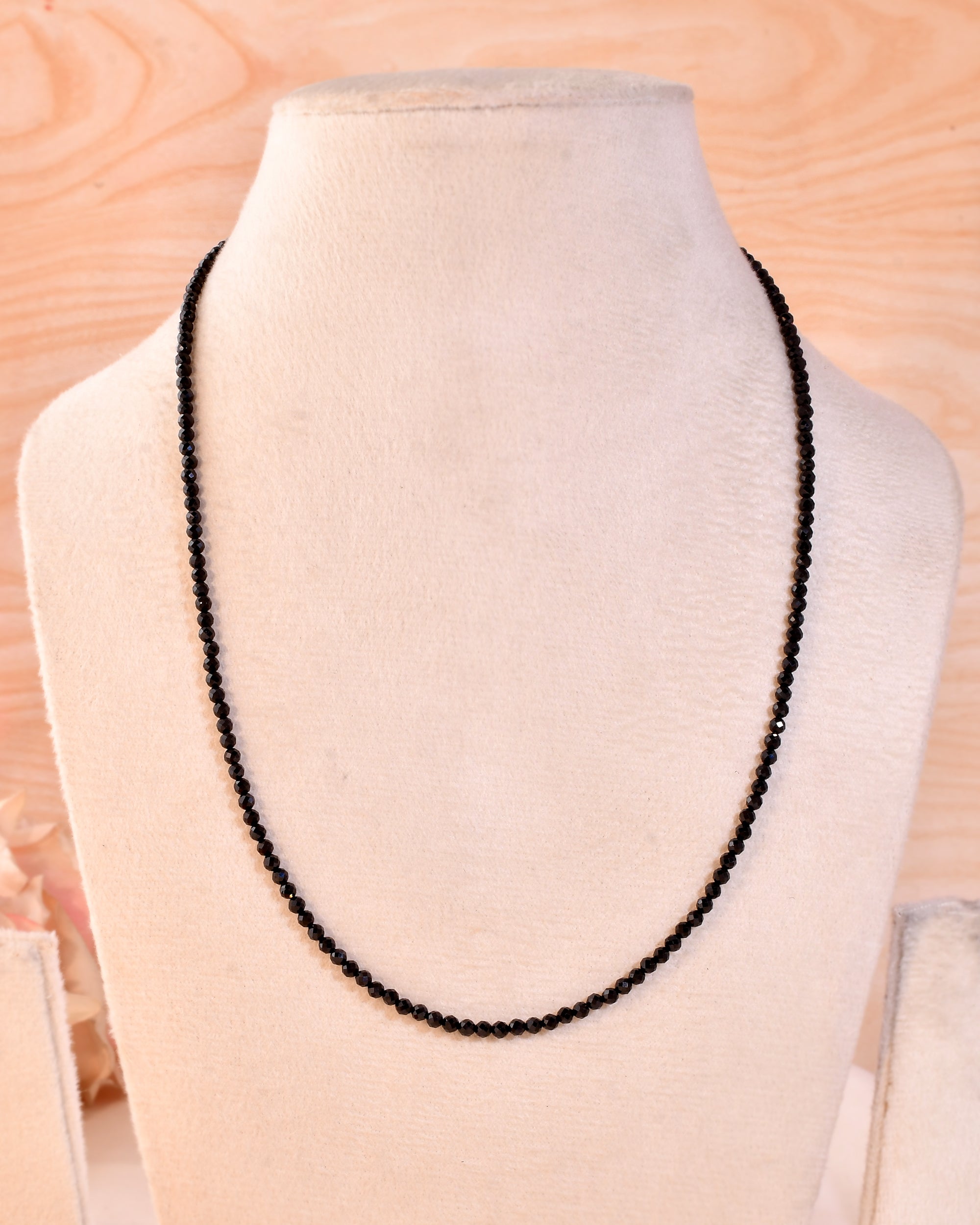 Natural  Black Tourmaline Necklace