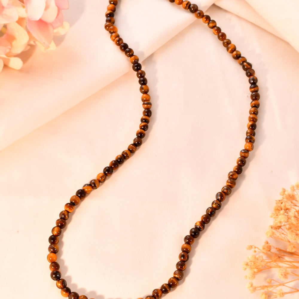 NATURAL TIGER EYE NECKLACE