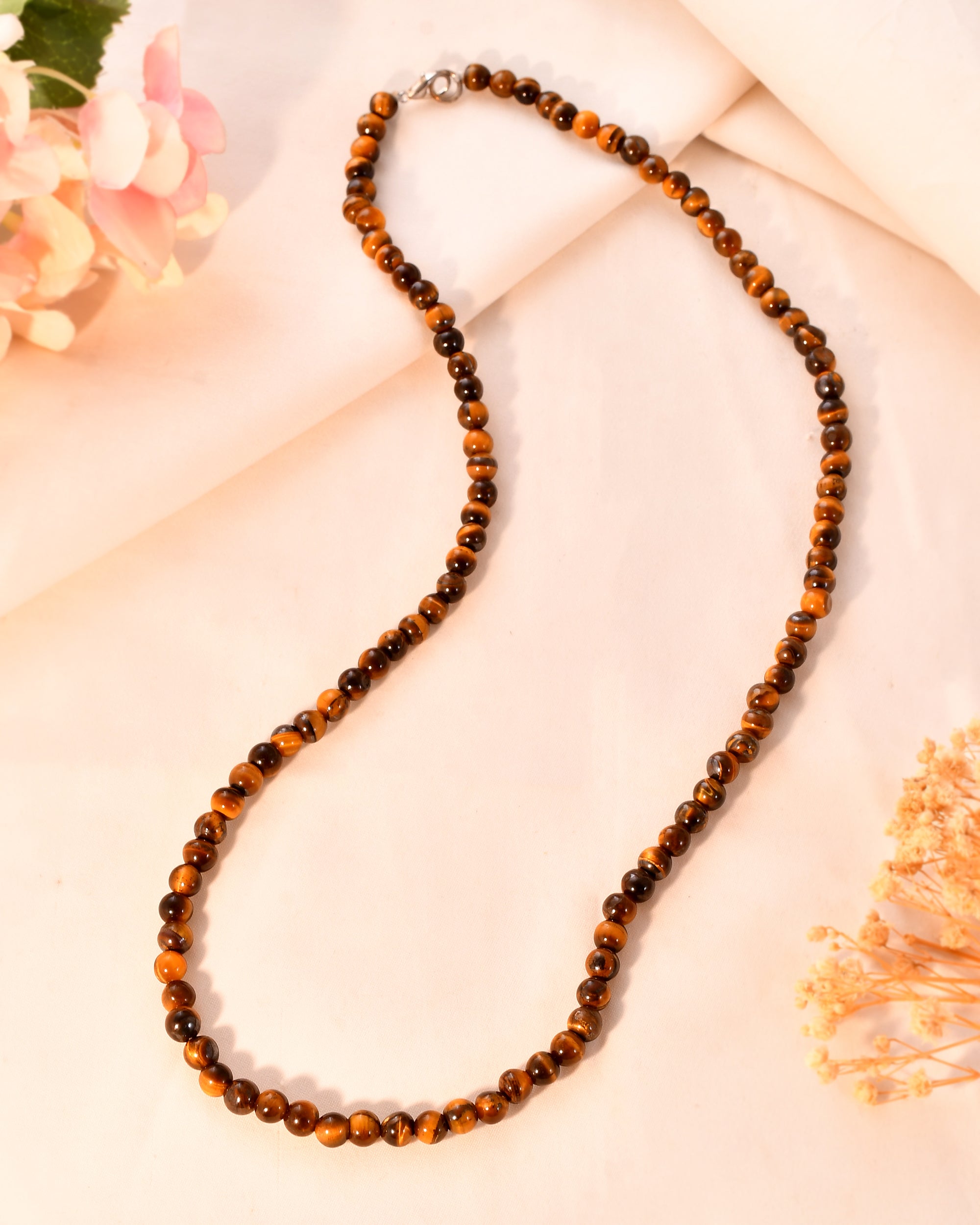 NATURAL TIGER EYE NECKLACE