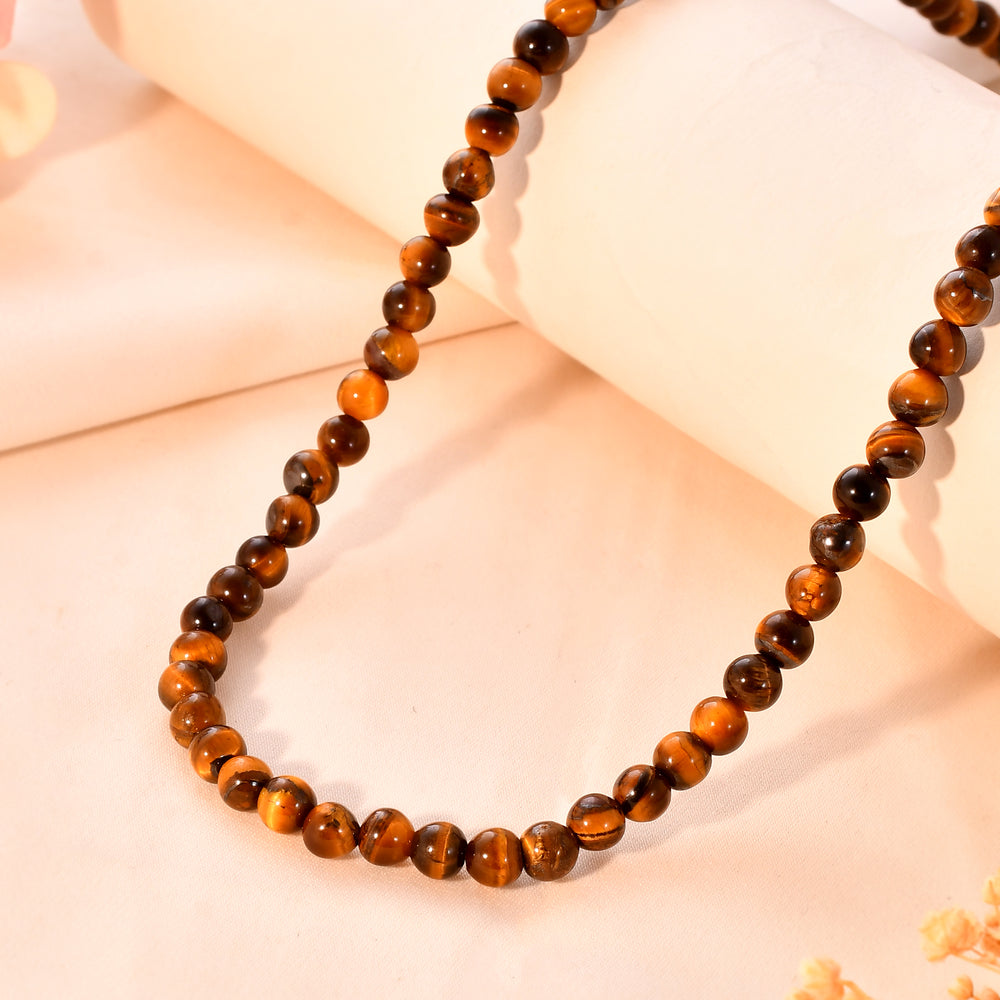 NATURAL TIGER EYE NECKLACE