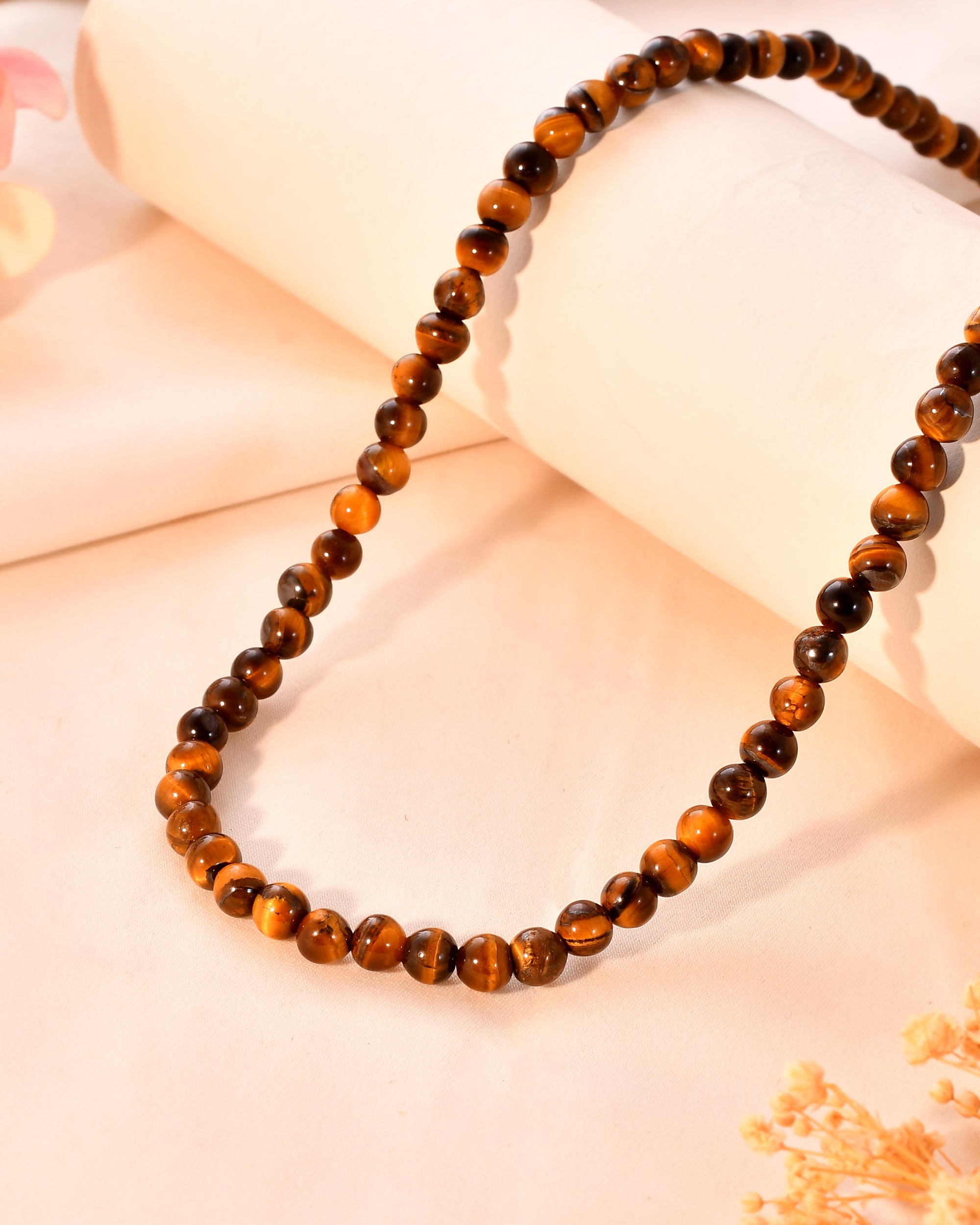 NATURAL TIGER EYE NECKLACE