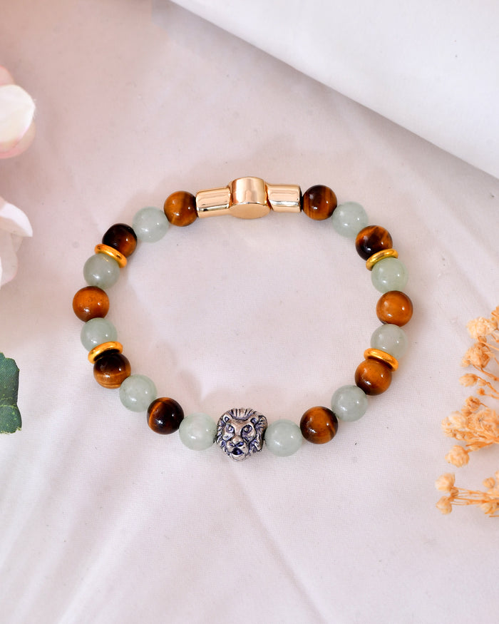 Courage & Prosperity Bracelet With Magnetic Lock