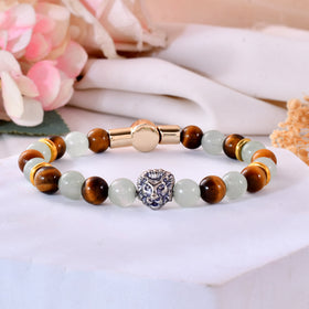 Courage & Prosperity Bracelet With Magnetic Lock