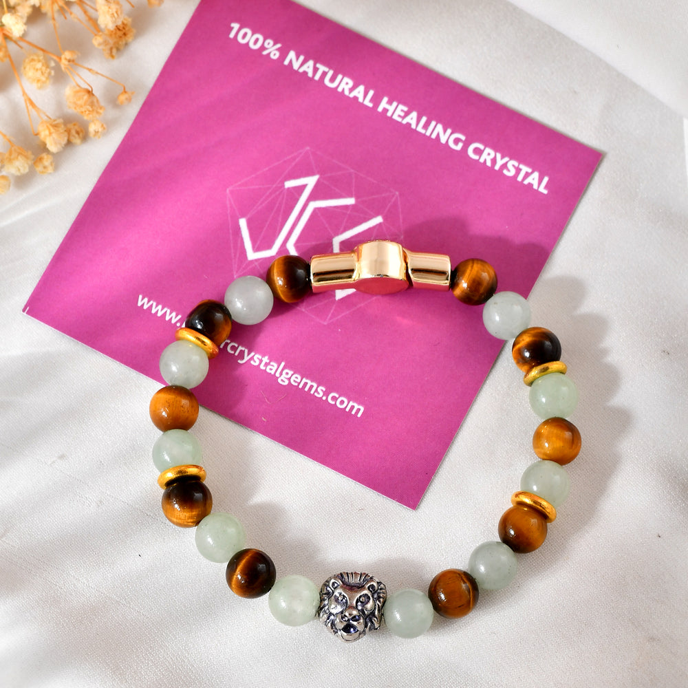 Courage & Prosperity Bracelet With Magnetic Lock