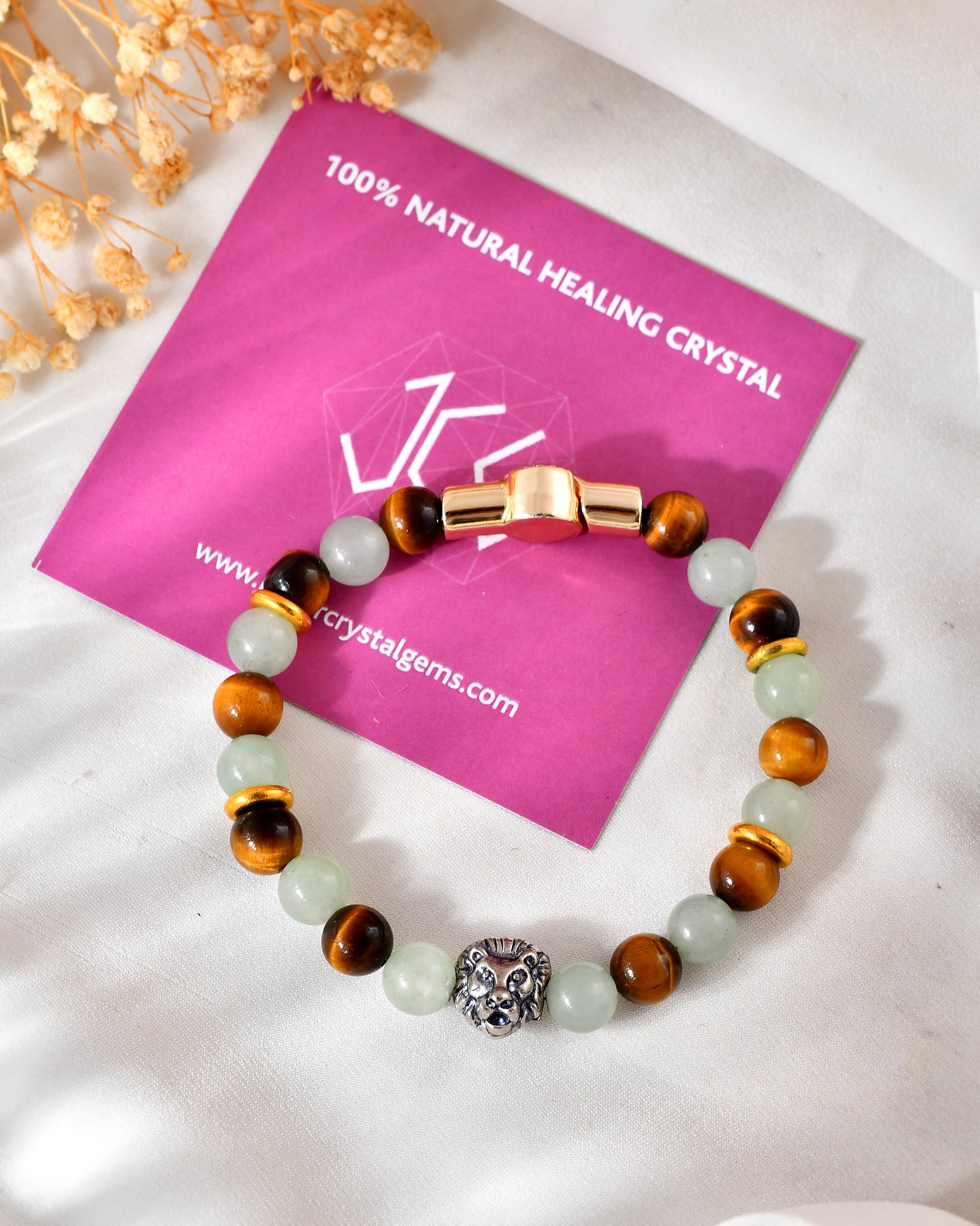 Courage & Prosperity Bracelet With Magnetic Lock