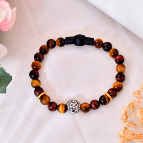 Tiger Eye Bracelet With Magnetic Lock