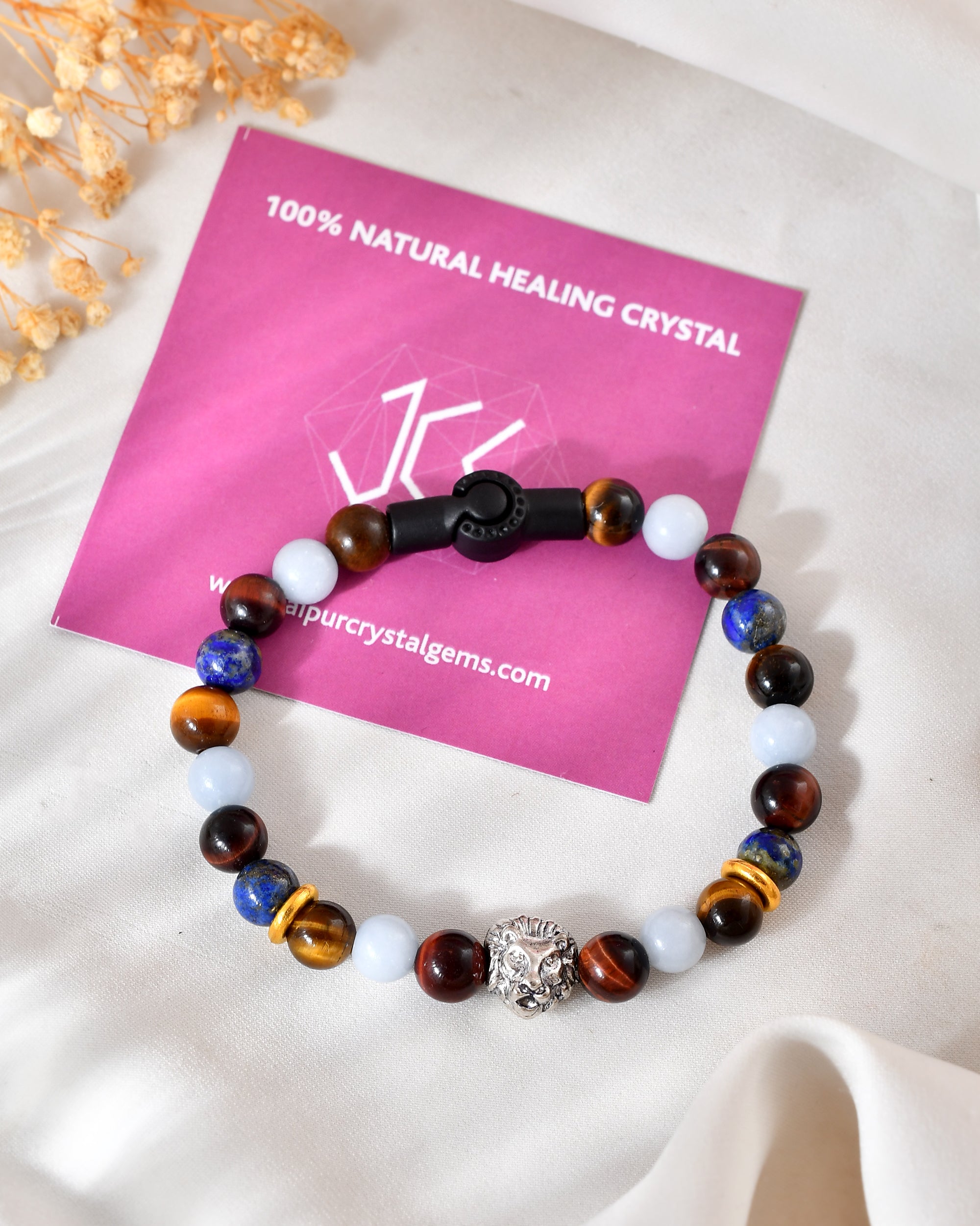 Energy Chakra Bracelet With Magnet Lock