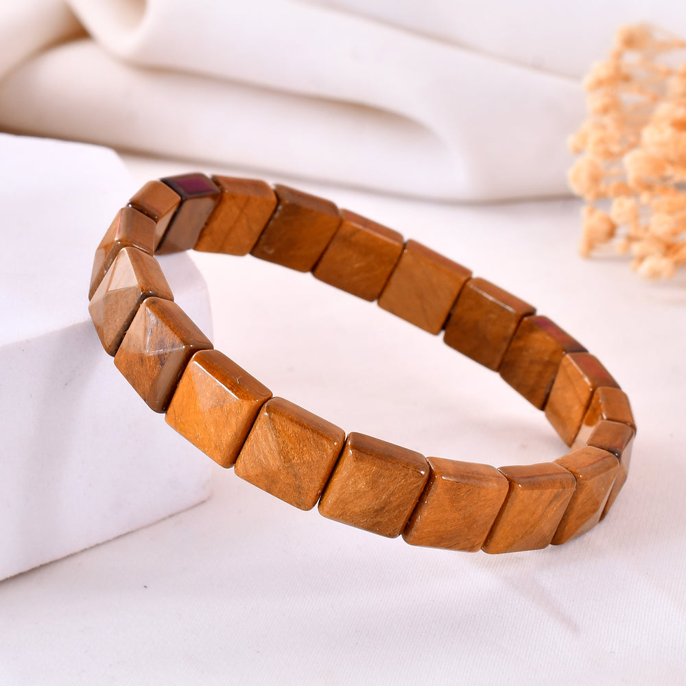 Tiger Eye Pyramid Bracelet