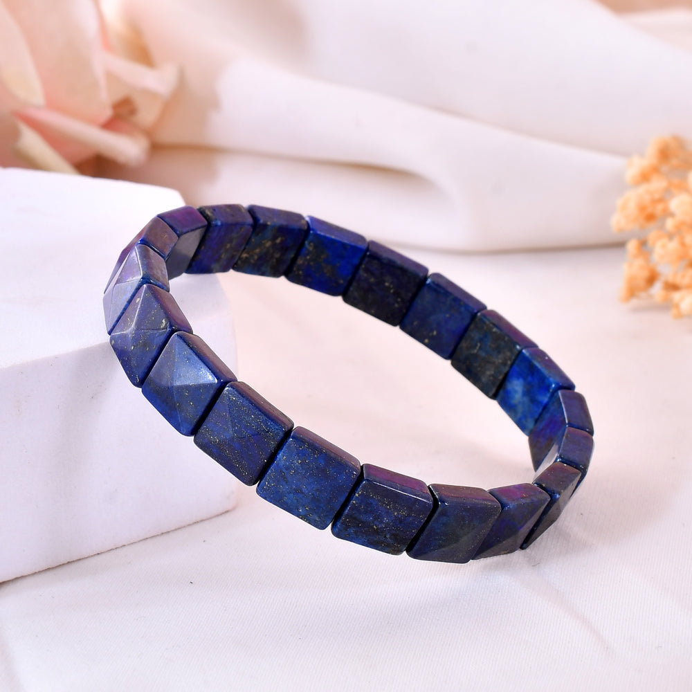 Lapis Lazuli Pyramid Bracelet