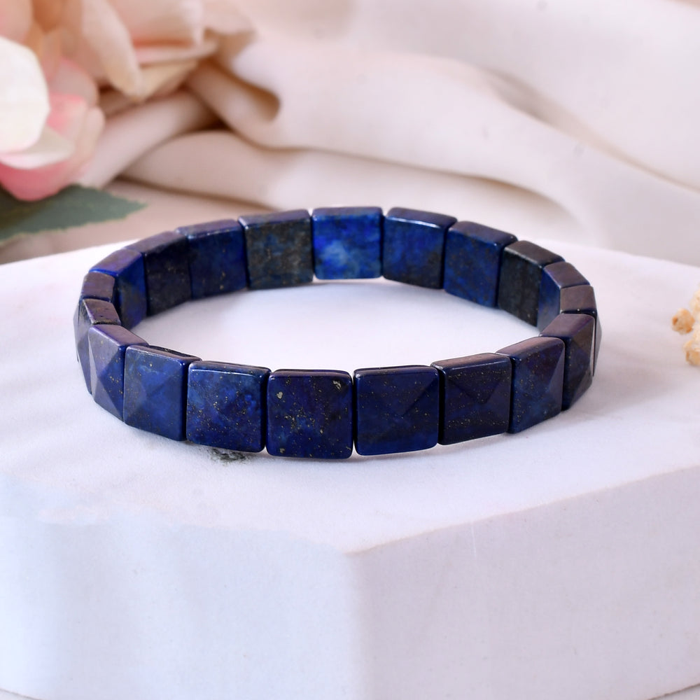 Lapis Lazuli Pyramid Bracelet