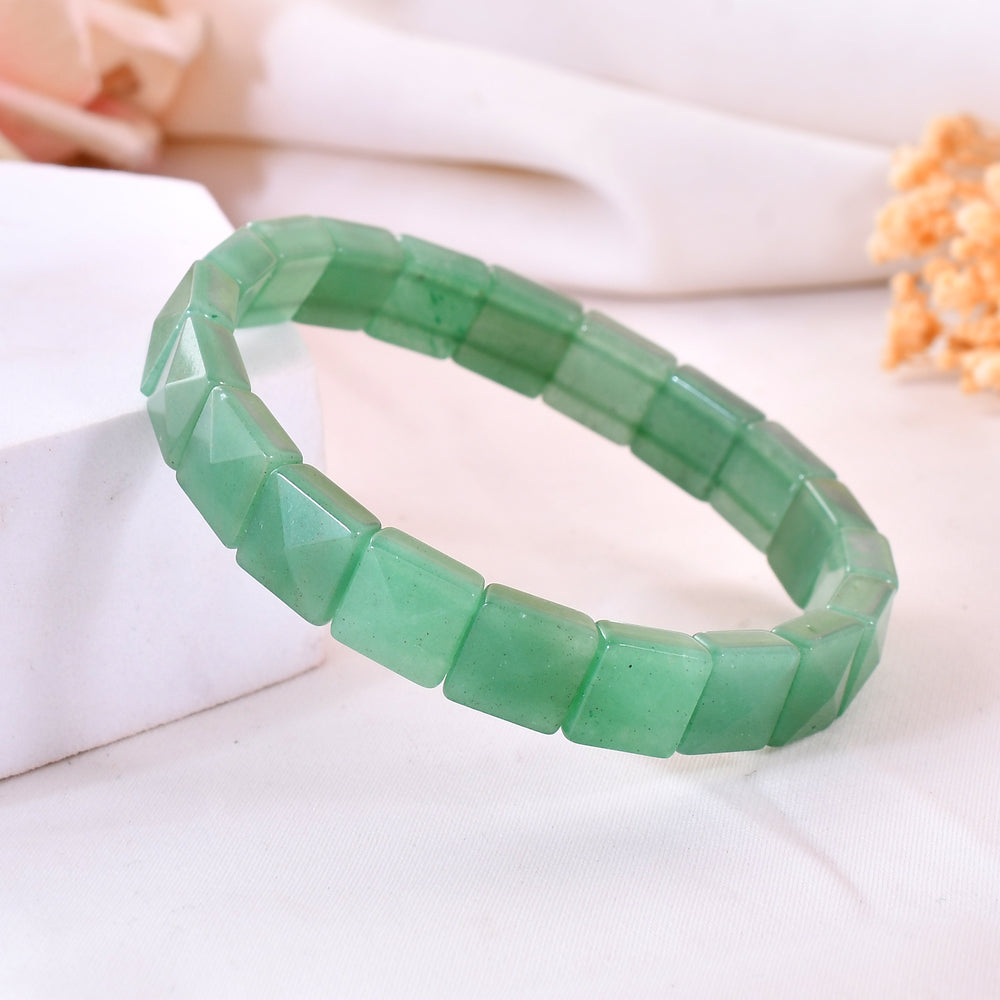 Green Aventurine Pyramid Bracelet