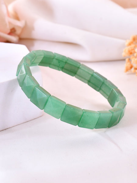 Green Aventurine Pyramid Bracelet