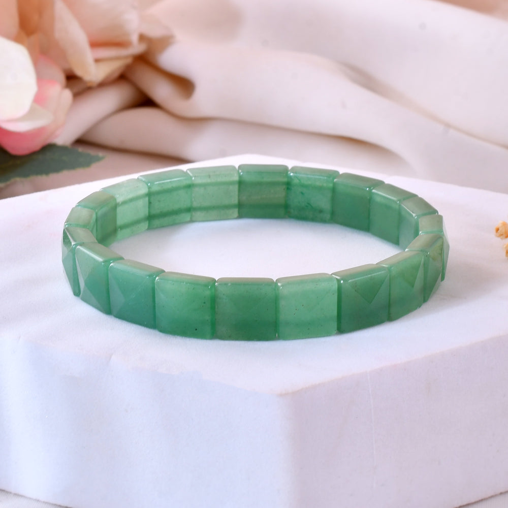 Green Aventurine Pyramid Bracelet