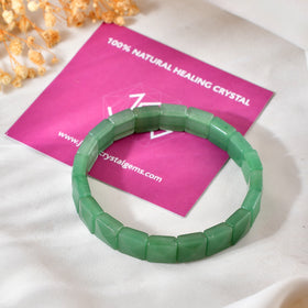 Green Aventurine Pyramid Bracelet
