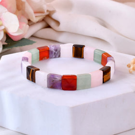 Mix Chakra Pyramid Bracelet