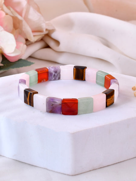 Mix Chakra Pyramid Bracelet