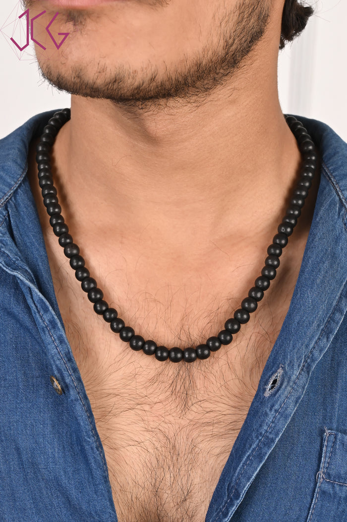 Original Karungali Mala (Natural Ebony Wood) with Free Bracelet